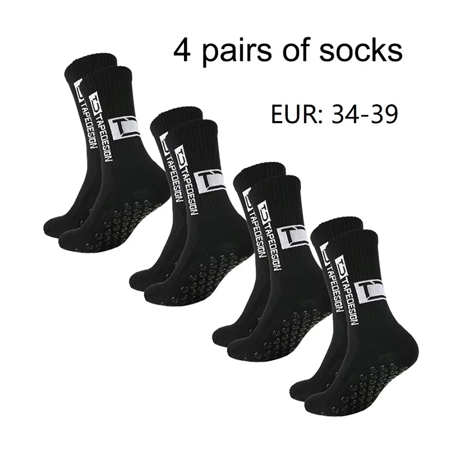 Sculpta™ 4 Pair Performance Football Socks | Cushioned Breathable Sports Socks for Football, Running, Gym & Training