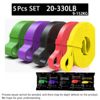 Sculpta 20~230lbs Heavy-Duty Resistance Band Agility Training Workout Gym Equipment Yoga Pilates Accessories Rubber Band Home Gym