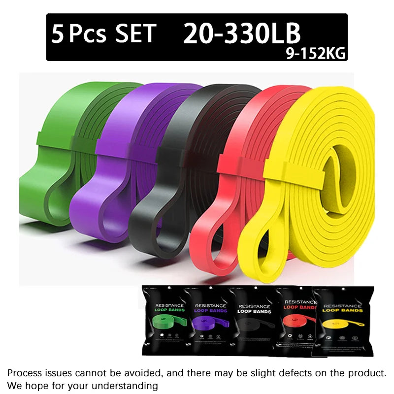 Sculpta 20~230lbs Heavy-Duty Resistance Band Agility Training Workout Gym Equipment Yoga Pilates Accessories Rubber Band Home Gym