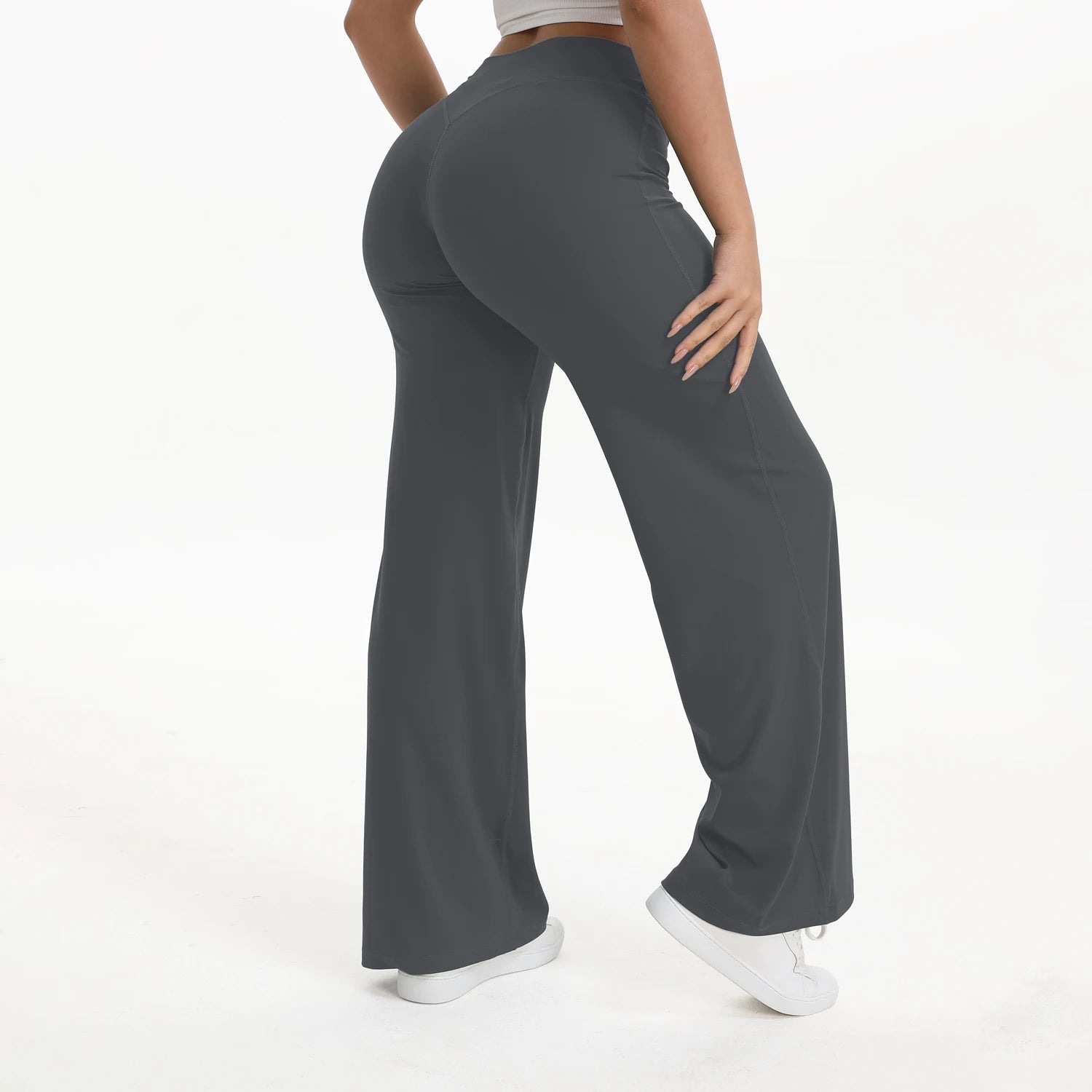 Sculpta Women’s Straight Leg Gym Trousers – Soft Stretch Pilates, Yoga & Activewear Pants