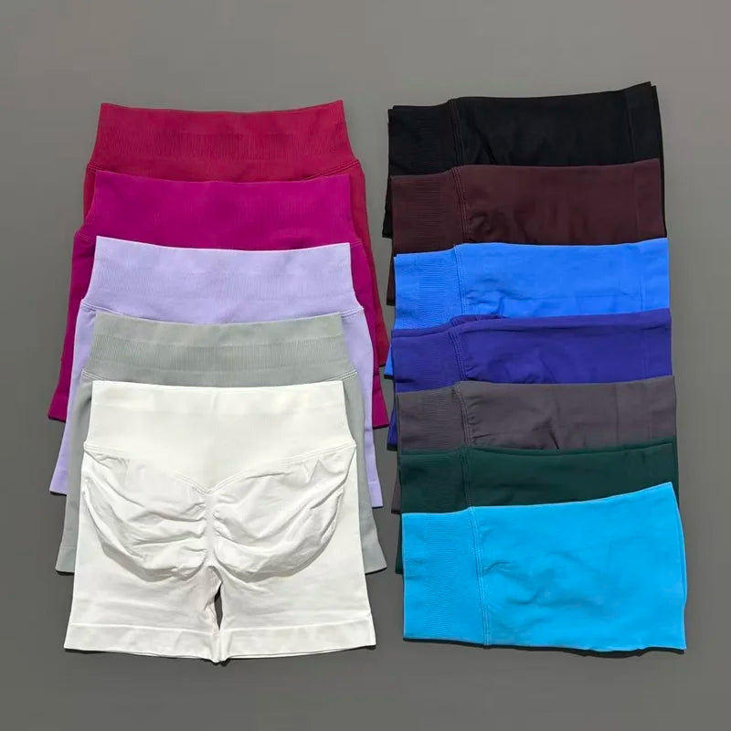 Sculpta™ Sculpt Scrunch Shorts | High Waisted Seamless Gym Shorts