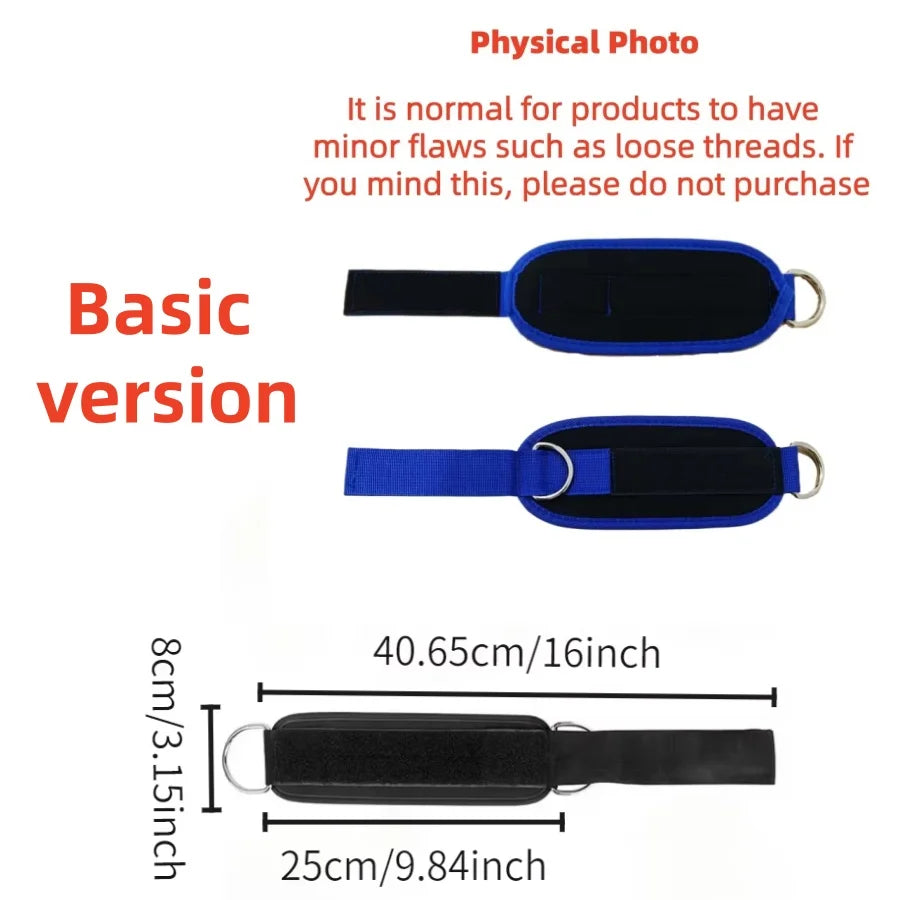 Sculpta™ Premium Padded Ankle Straps for Cable Machines | Adjustable Gym Ankle Cuffs for Glutes, Leg Workouts & Strength Training
