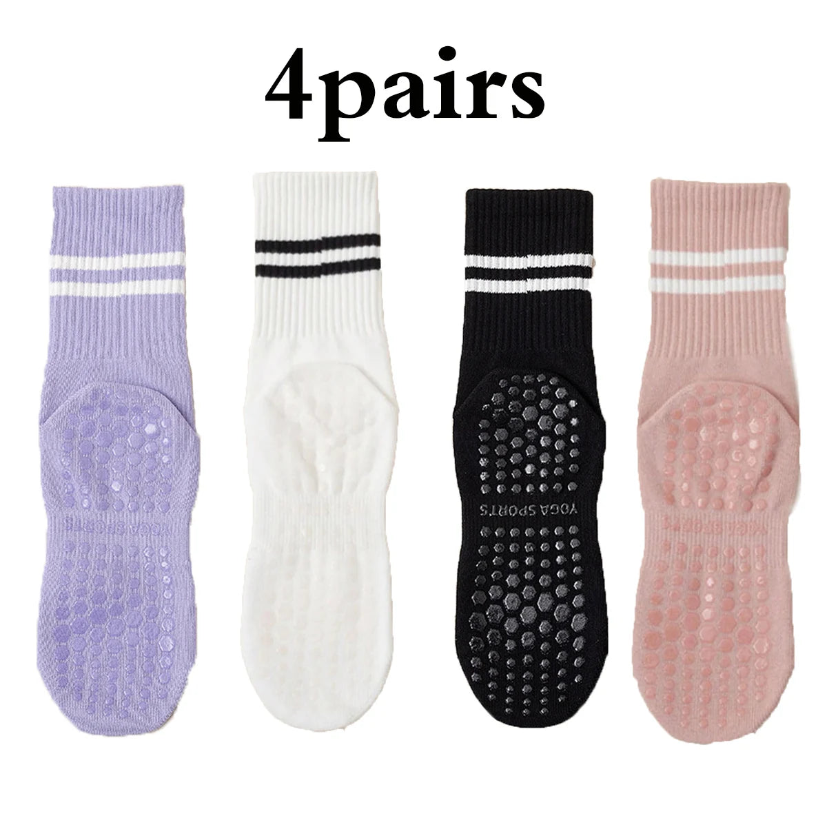 Sculpta™ Non-Slip Pilates Grip Socks | Women’s Yoga, Barre & Reformer Studio Socks