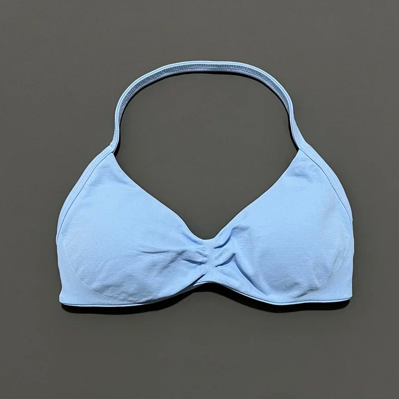 Sculpta™ Backless Strappy Sports Bra | Seamless Medium Support