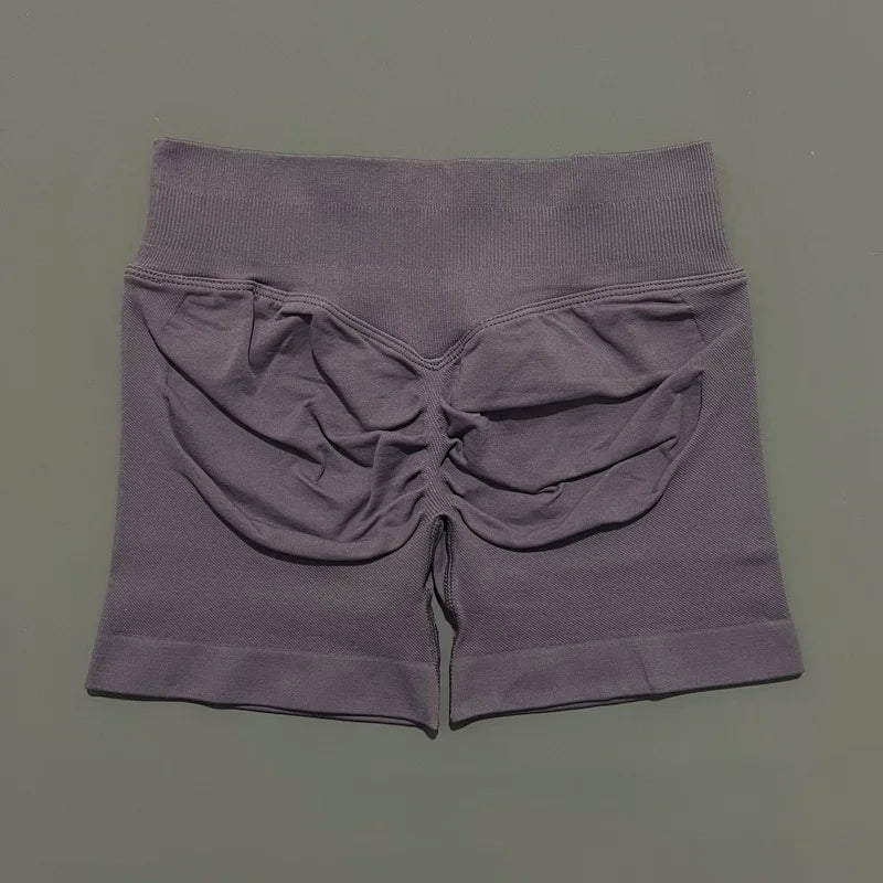 Sculpta™ Seamless Sculpt Scrunch Shorts | High Waist Gym & Running Shorts