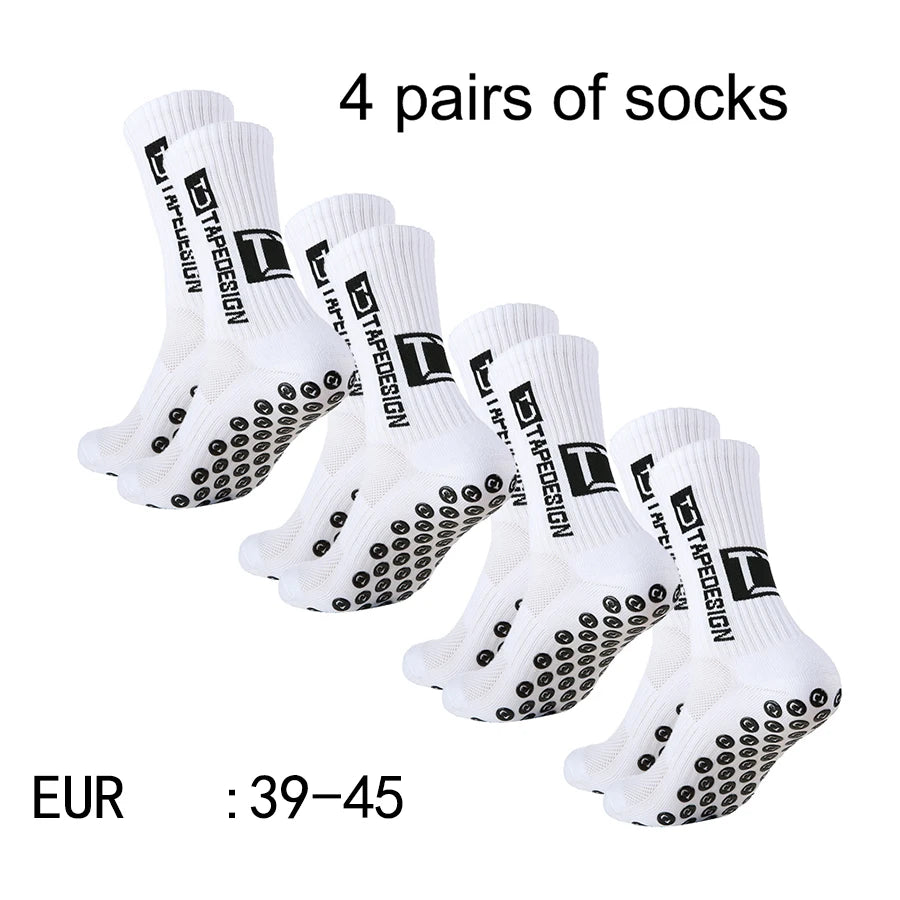 Sculpta™ 4 Pair Performance Football Socks | Cushioned Breathable Sports Socks for Football, Running, Gym & Training