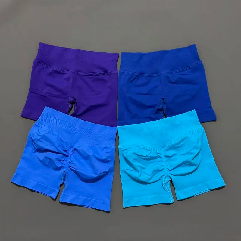 Sculpta™ Seamless Sculpt Scrunch Shorts | High Waist Gym & Running Shorts