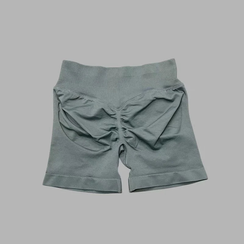 Sculpta™ Seamless Sculpt Scrunch Shorts | High Waist Gym & Running Shorts