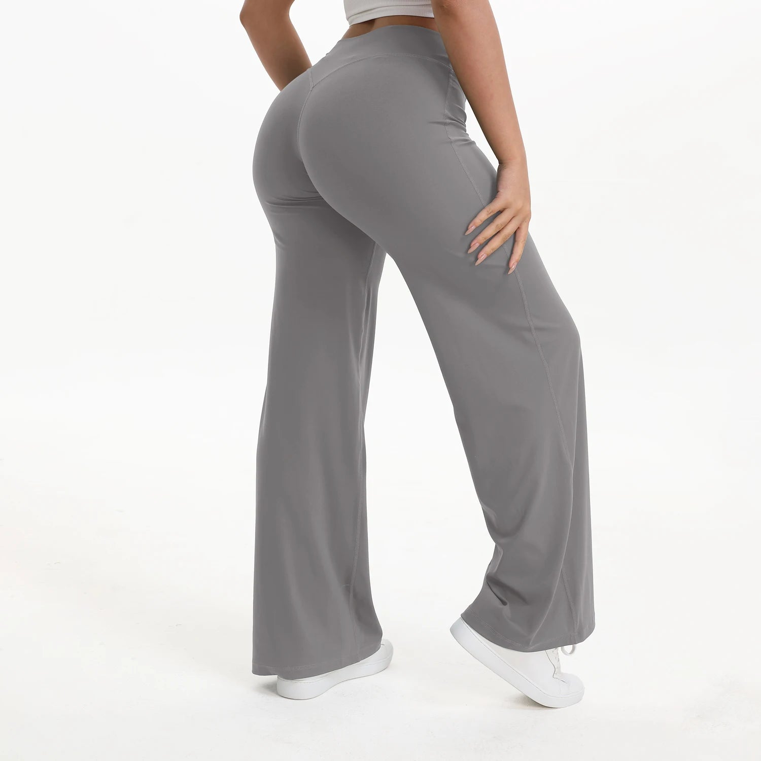 Sculpta Women’s Straight Leg Gym Trousers – Soft Stretch Pilates, Yoga & Activewear Pants