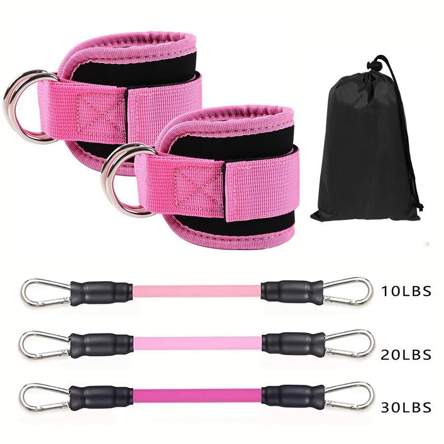 Sculpta™ Adjustable Ankle Resistance Bands | Glute & Leg Training Straps for Home & Gym
