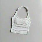 Sculpta™ Halter Sports Bra | High Support Seamless Gym & Running Bra for Women